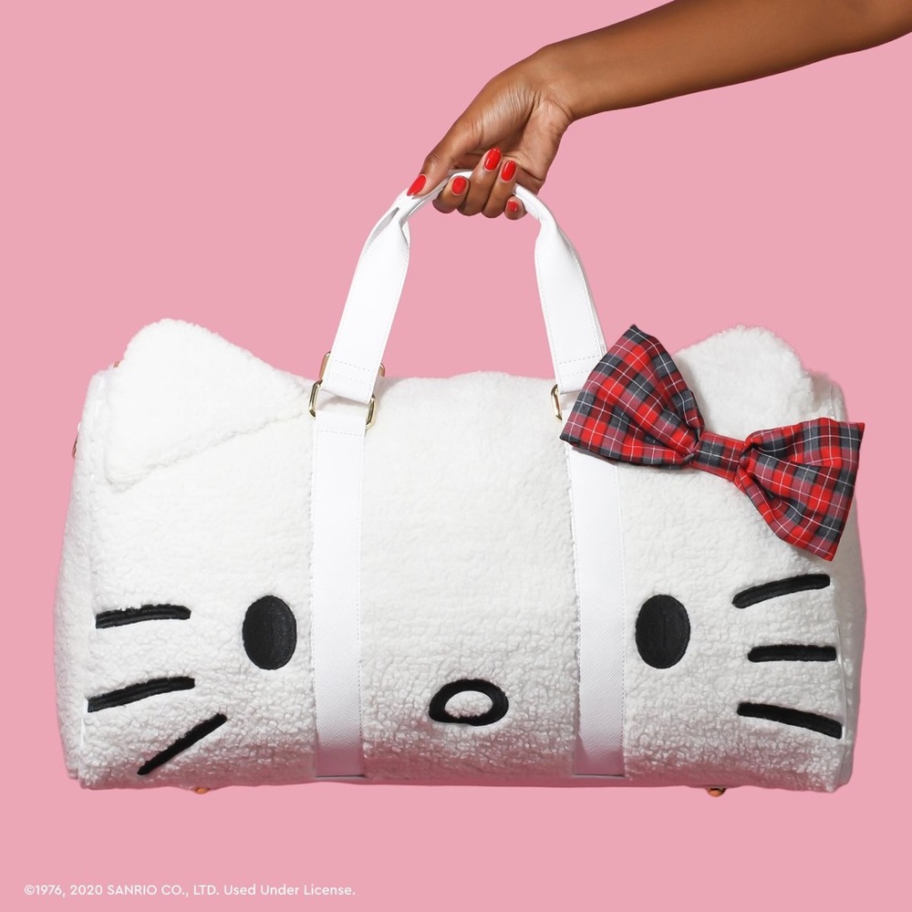Hello Kitty x Stoney Clover Lane 2020 Holiday Cozy Duffel Bag